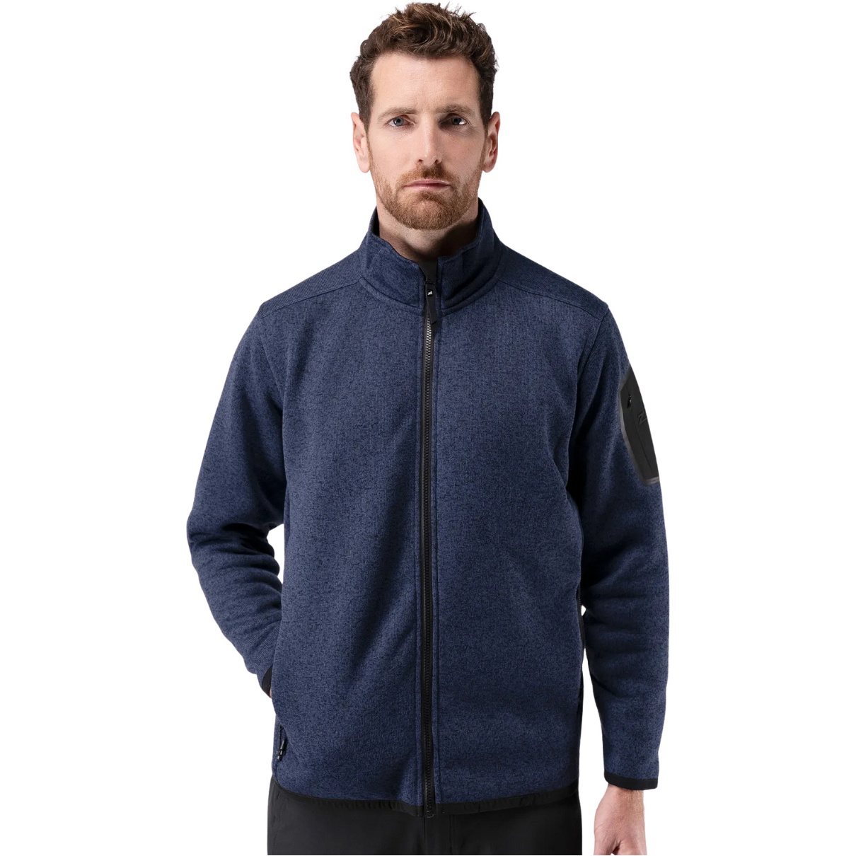 2026 Zhik Männer Knit Fleece JKT-0059-M-DNVY - Dark Navy